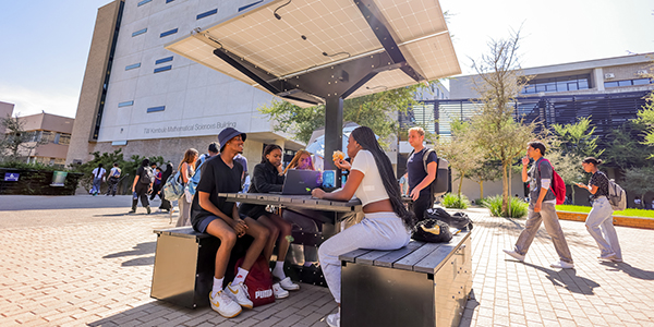 Solar benches facilitate outdoor learning